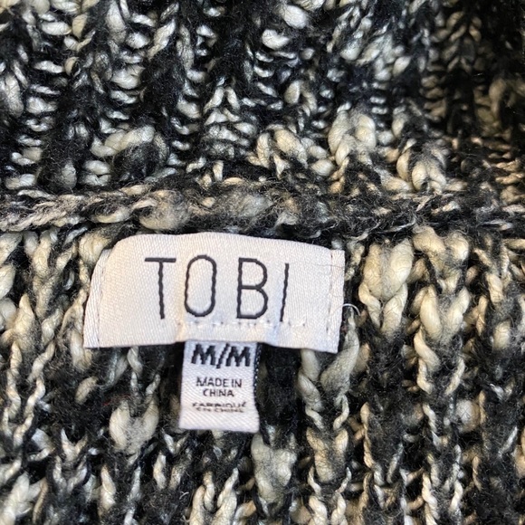 Tobi women’s 100% rayon knit open front cardigan - Picture 4 of 6